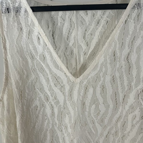 Boho dress-kaftan Zara large beige, like new, straight cut with fringes