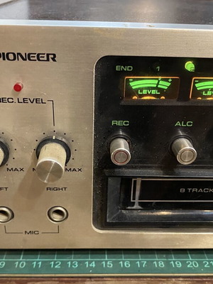 Pioneer H-R99 vintage 8-track stereo tape deck for repair