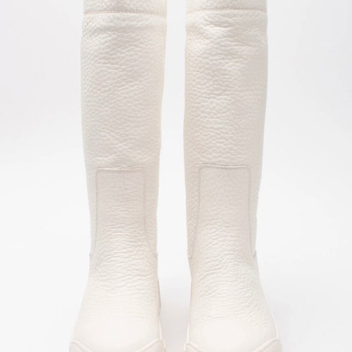 Vic Matie white soft leather boots new, size 37