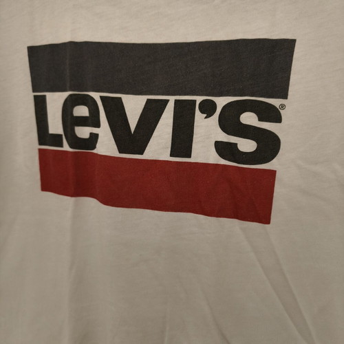 Levi's The Perfect Tee white sportswear t-shirt size S