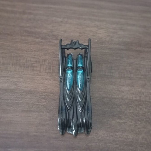 Hot Wheels DC Comics Batmobile Dark Gray with Blue Windows Mattel 2004