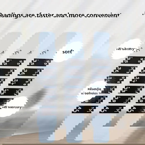 Термометър лента нов, комплект от 2 броя за бързо измерване на температура