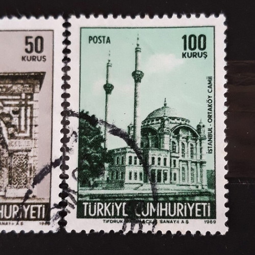 Γραμματόσημα Τουρκίας 1968-1969, διάσημα μέρη, σε άριστη κατάσταση, σετ 3 τεμαχίων