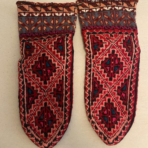 Wool slippers unused, from Iran
