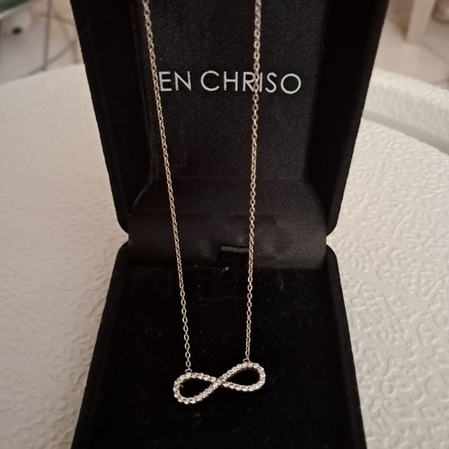 Infinity necklace silver 925 En Chriso