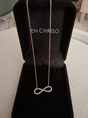 Infinity necklace silver 925 En Chriso