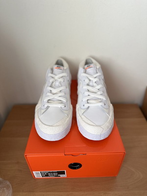 Nike Blazer Low x Sacai White Japan Limited Edition sneakers brand new size 45.5