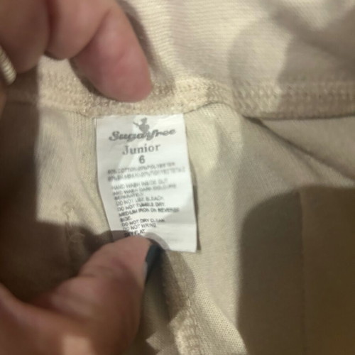 SugarFree tracksuit used, beige, size 6 years