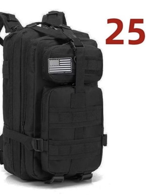 Backpack 25 liters new, black