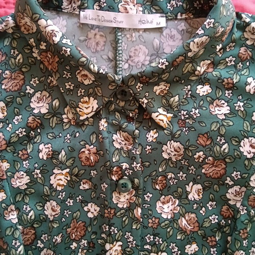 Helmi maxi floral dress, size M, polyester