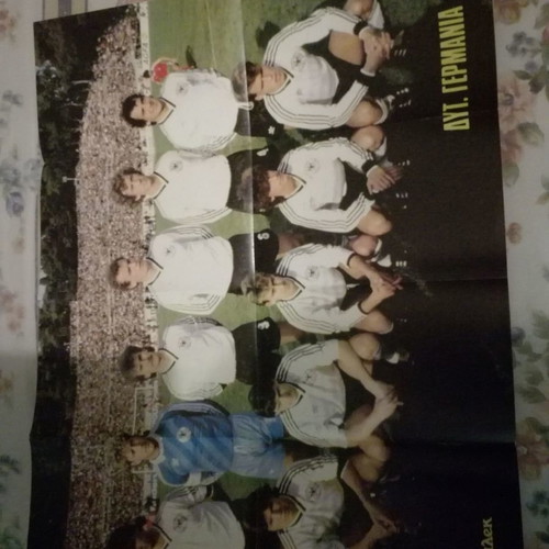 Giant Bleck Poster Argentina/West Germany 1986 used