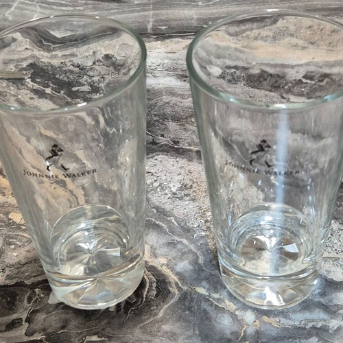 Johnnie Walker collectible glass set of 6 like new