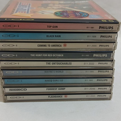 Philips CD-i movie pack of 9 double CDs