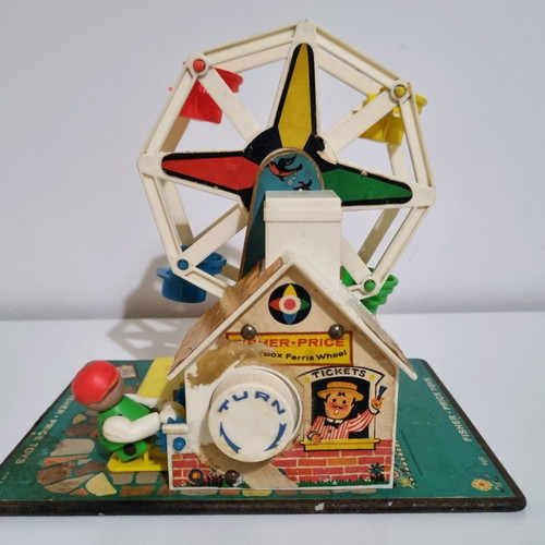 Fisher Price 969 Ferris Wheel used, collectible vintage toy