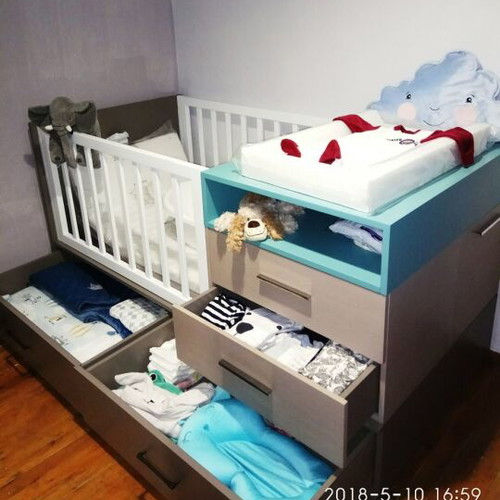 Baby and Children's Bed used with mattress and storage drawers