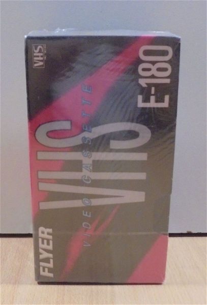  Flyer VHS E-180 set trion vinteokaseton