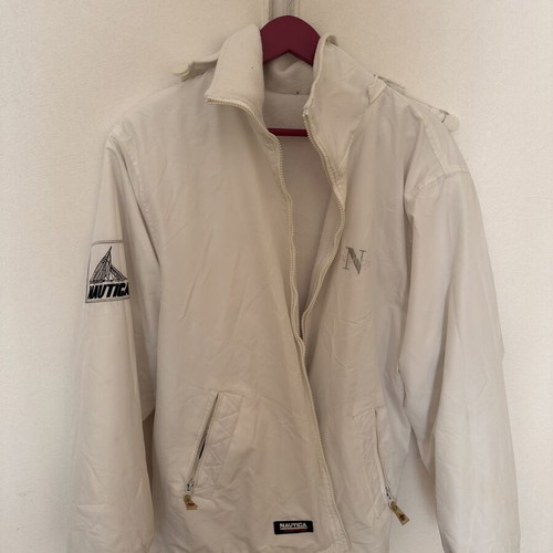 Nautica white reversible jacket used XXL