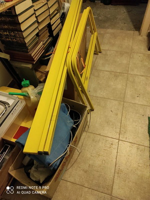 Metal single bed like new