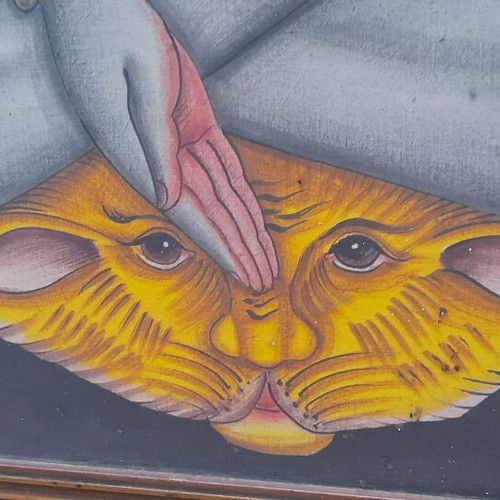 Indian Deity Shiva used, painting