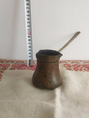 Медно джезве използвано, старо медно