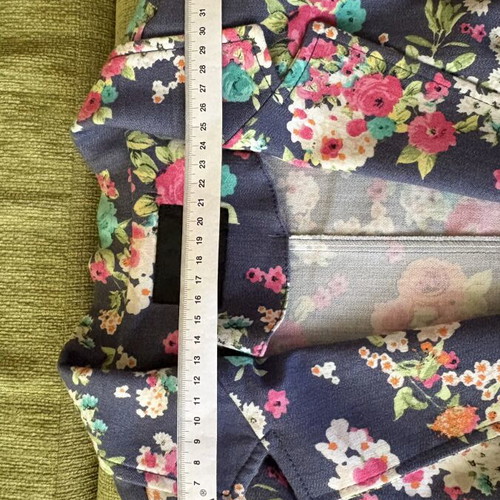 Floral cotton blazer like new, size XL