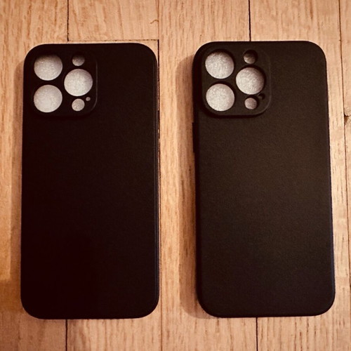 iPhone 14Pro cases new, black silicone, set of 2