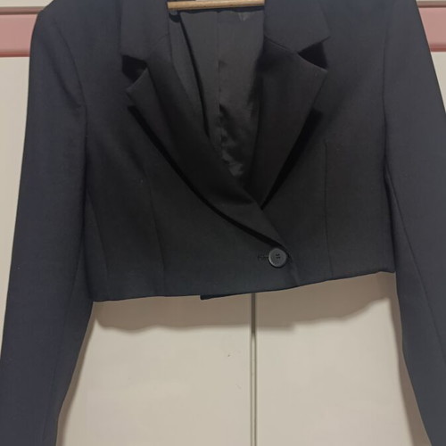 Bershka Short Jacket black, like new, size S