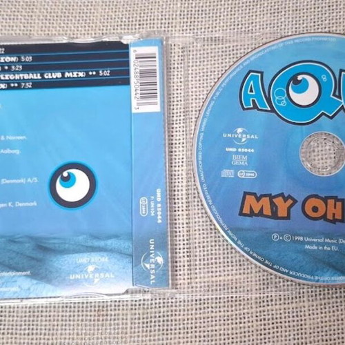 Aqua My Oh My CD Single σαν καινούργιο, ηλεκτρονική