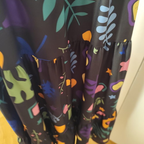 Chaton dress like new, black multicolor, size M