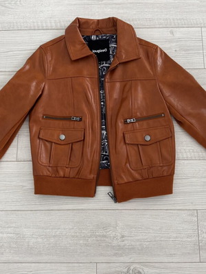 Desigual Dallas jacket like new, brown, size M