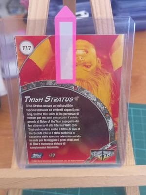 Trish Stratus #F17 κάρτα συλλογής σαν καινούργιο, 2004 Topps WWE Raw & SmackDown