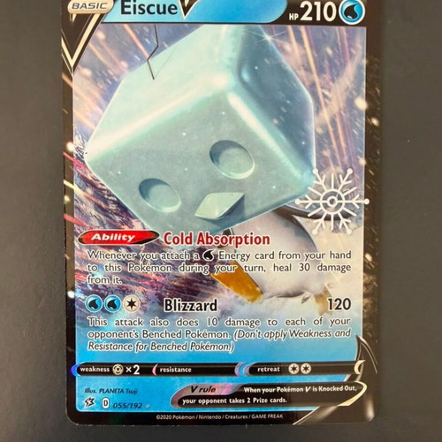 Eiscue V Rebel Clash 55 Pokemon TCG card