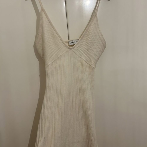 Mini white dress Bershka like new, size M 38 10