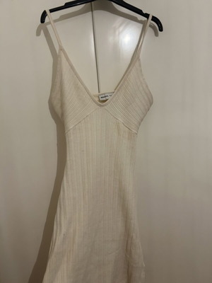 Mini white dress Bershka like new, size M 38 10