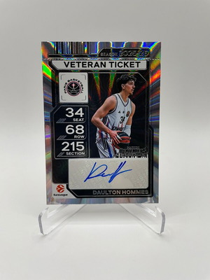 Κάρτα 2025-26 Contenders Euroleague Basketball Daulton Hommes veteran ticket αυτόγραφη σαν καινούργια