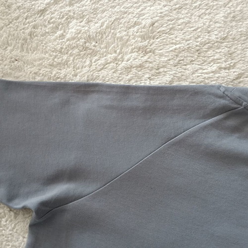Zara Man Heavyweight Short-Sleeve Sweatshirt like new, gray ciel