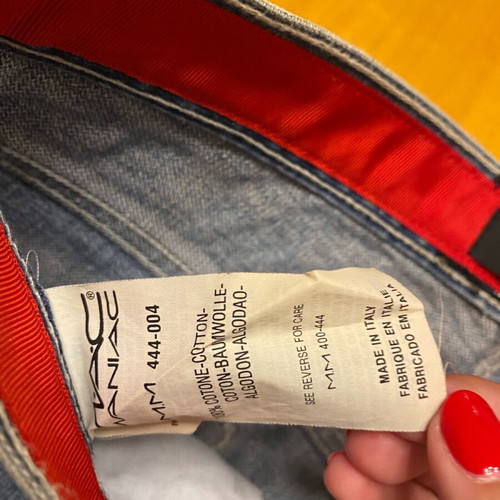 Stenia Sport Jeans new, blue and red, size XS