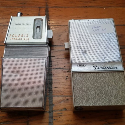 Sharp CBT-3A and Polaris Transceiver used, vintage