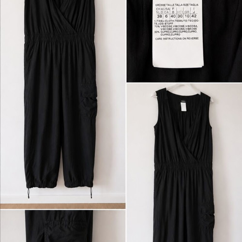 Max&Co. jumpsuit like new, size USA 6, black