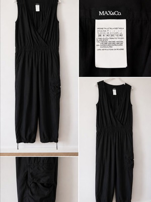 Max&Co. jumpsuit like new, size USA 6, black