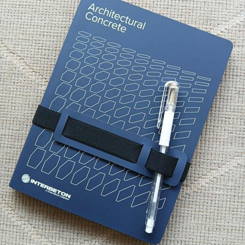Sketchbook with dark pages and white pen new