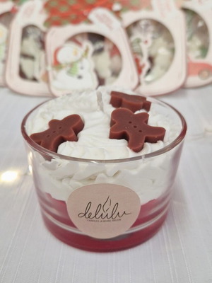 Soy Candle Melomakarono new, handmade, natural