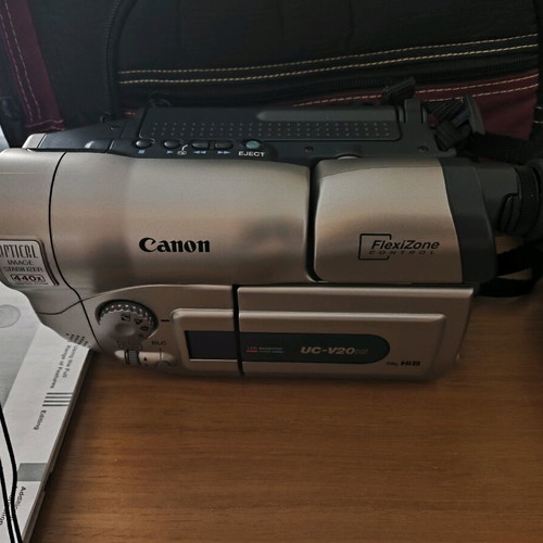 Canon camera like new with tripod, charger and carrying bag