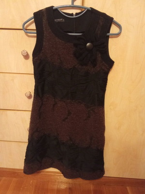 Rinascimento Dress Size Small like new, brown and black