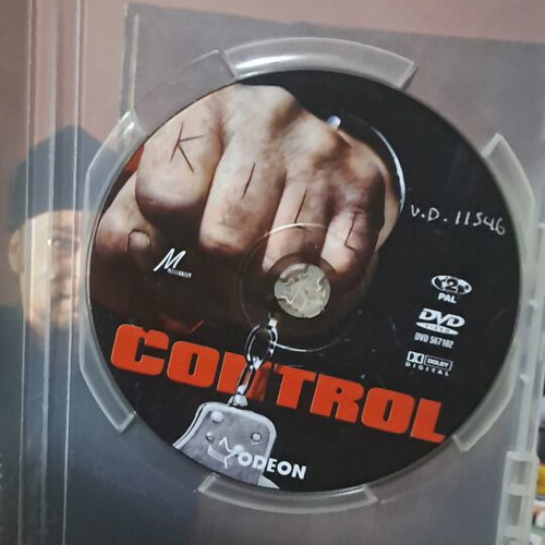 Control DVD movie, like new condition, action drama social