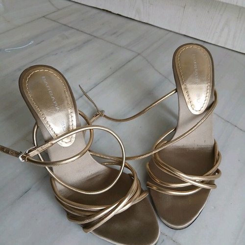 Barbara Bui sandals used, gold color, size 37