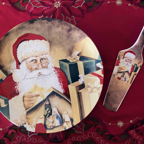 Christmas set for festive table new