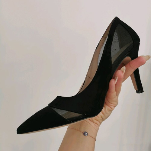Envie Shoes Black Stiletto Heel Pumps like new