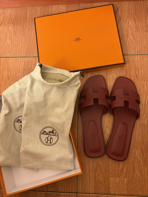 Hermes sandals like new, size 41/42