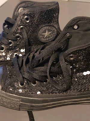 Converse athletic shoes used with sequins, size 36